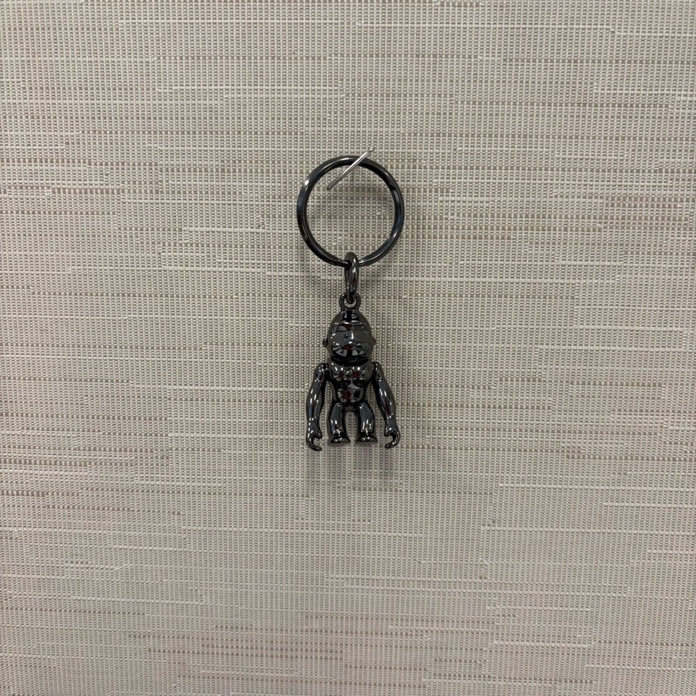 Kipling Gunmetal Metal Gorilla Keychain Charm Bagcharm